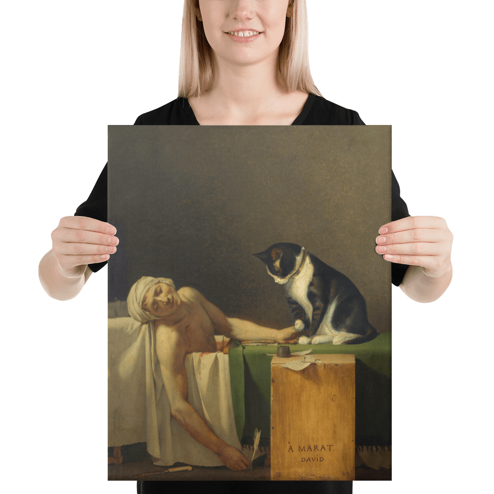 Death of Marat Canvas