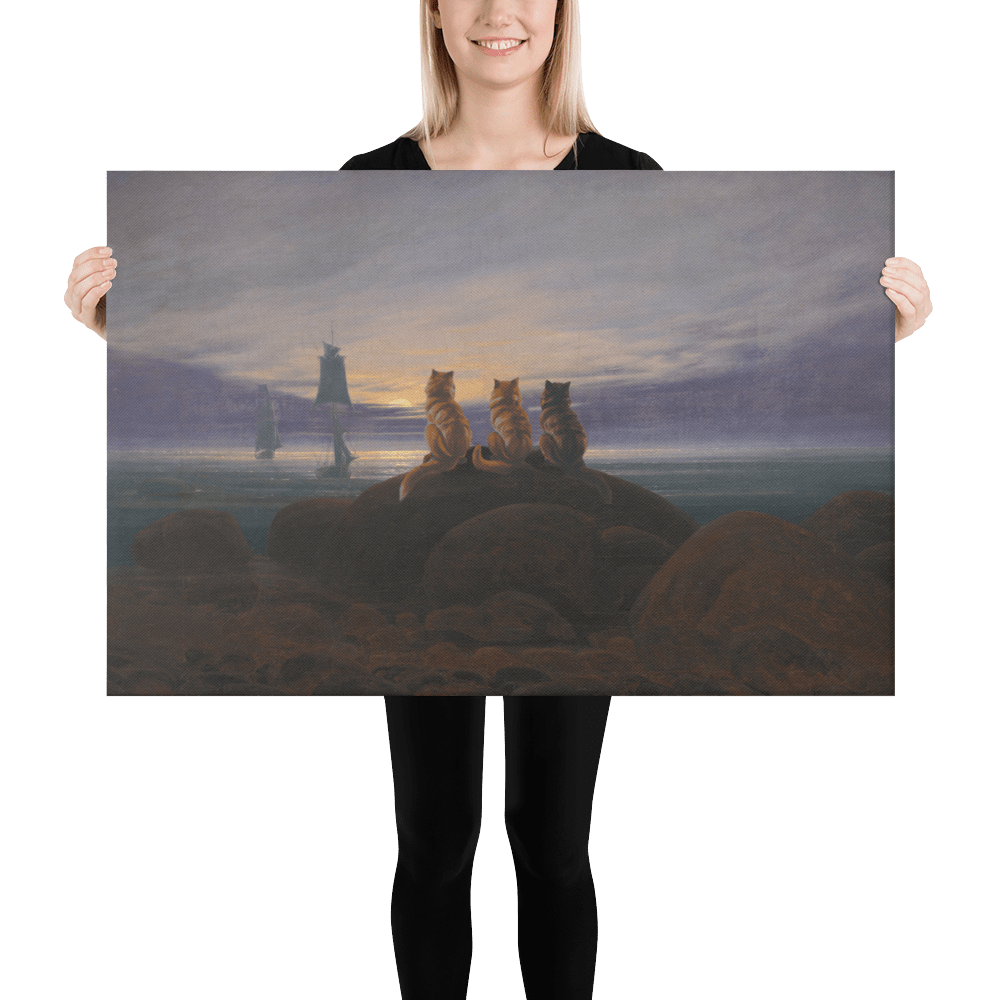 Cats by the Sea Canvas