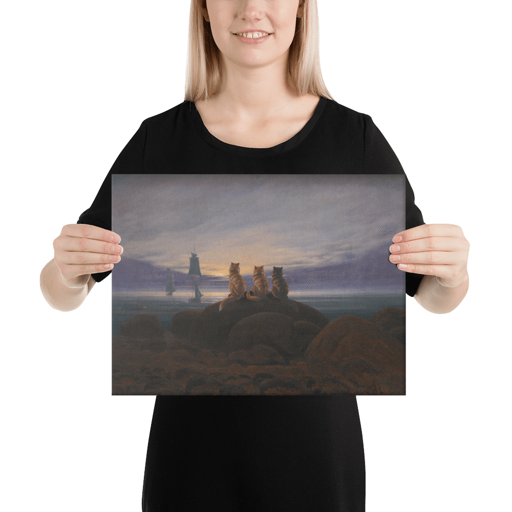Cats by the Sea Canvas