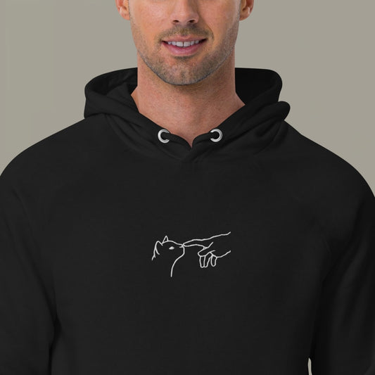 Holy Cat Embroidered Hoodie
