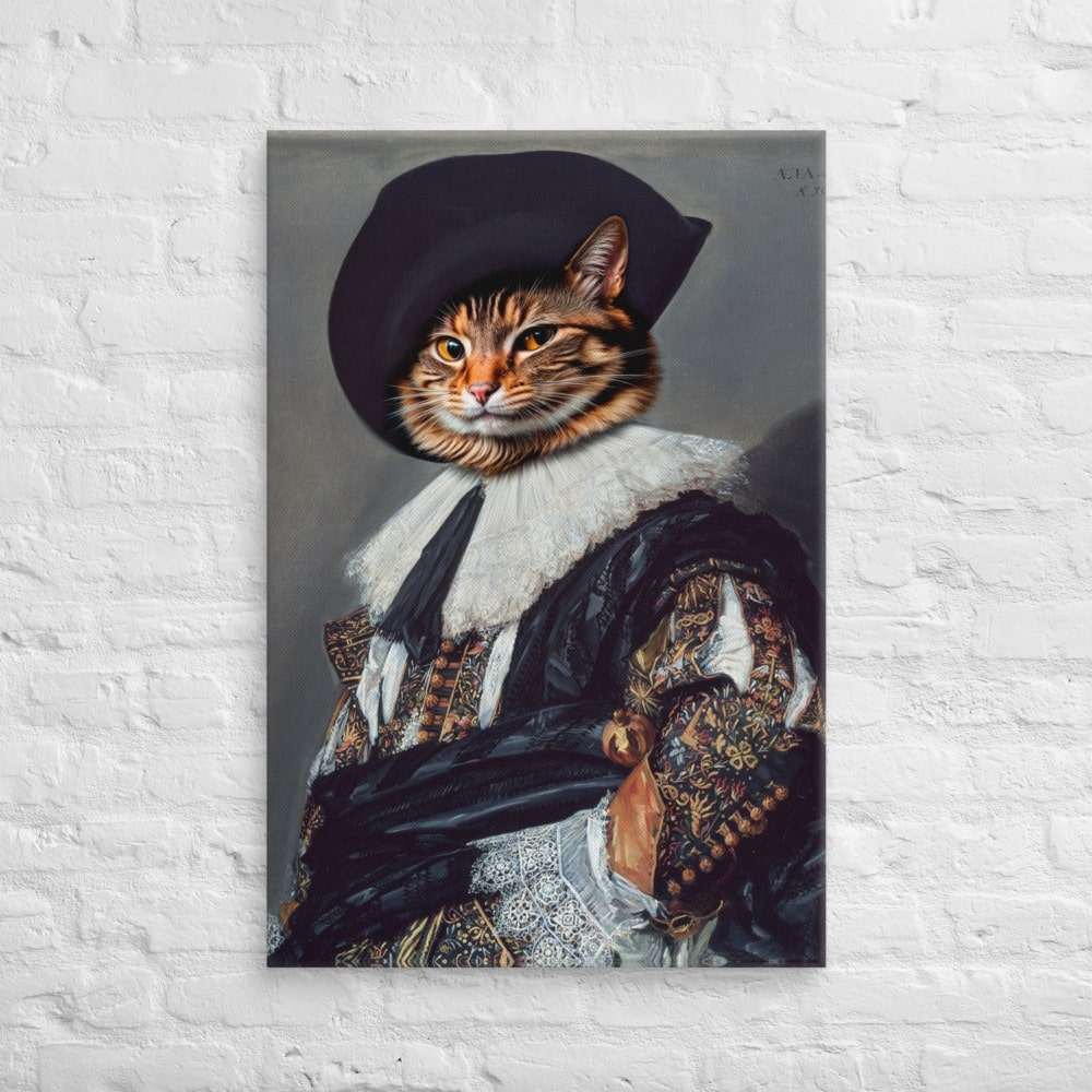 Laughing Catvalier Canvas