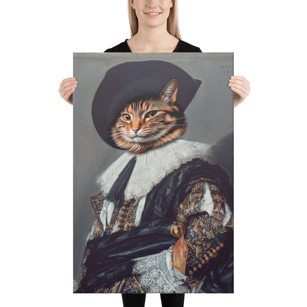 Laughing Catvalier Canvas