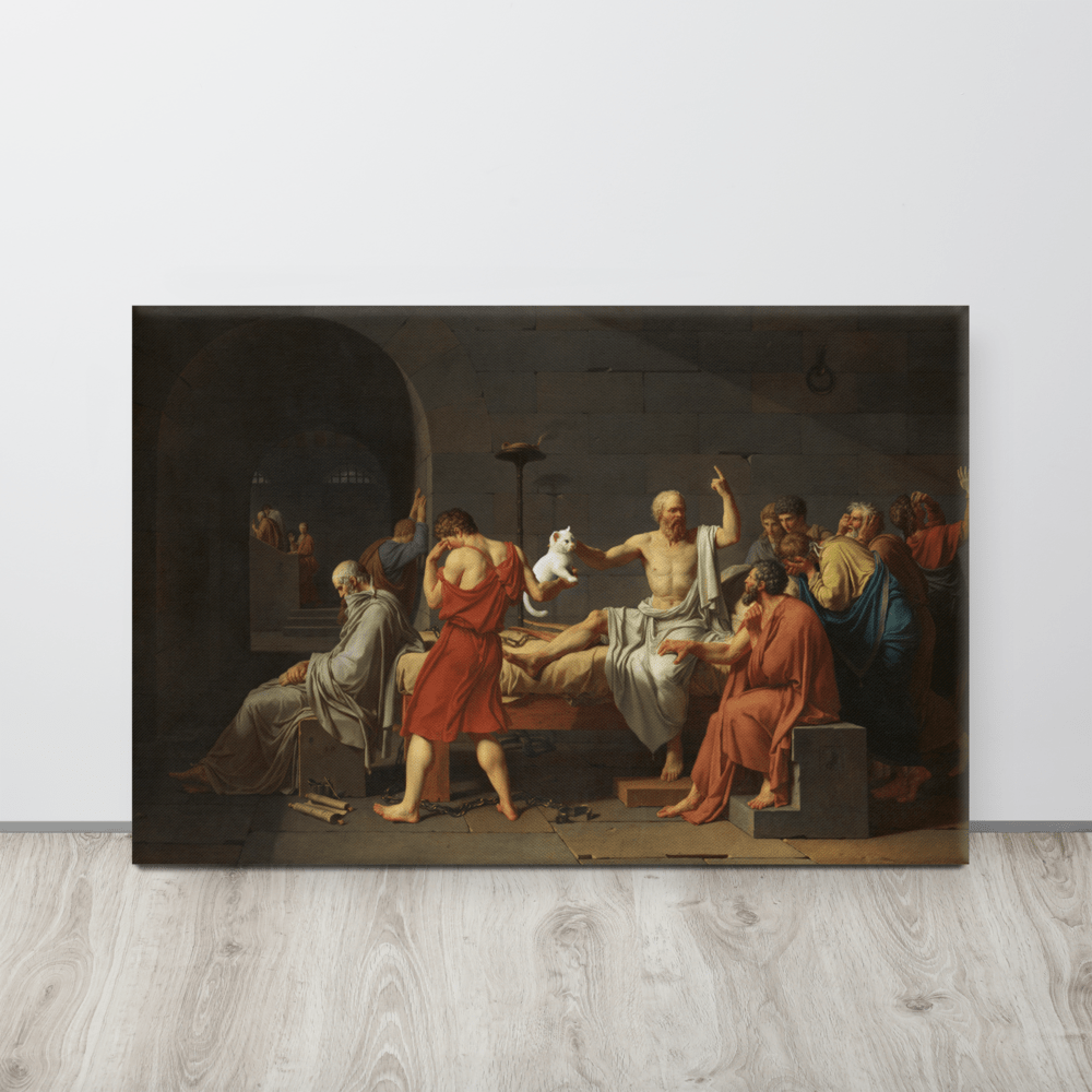 The Death of Socrates Canvas