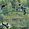 Cats by Monet's Bridge T-Shirt
